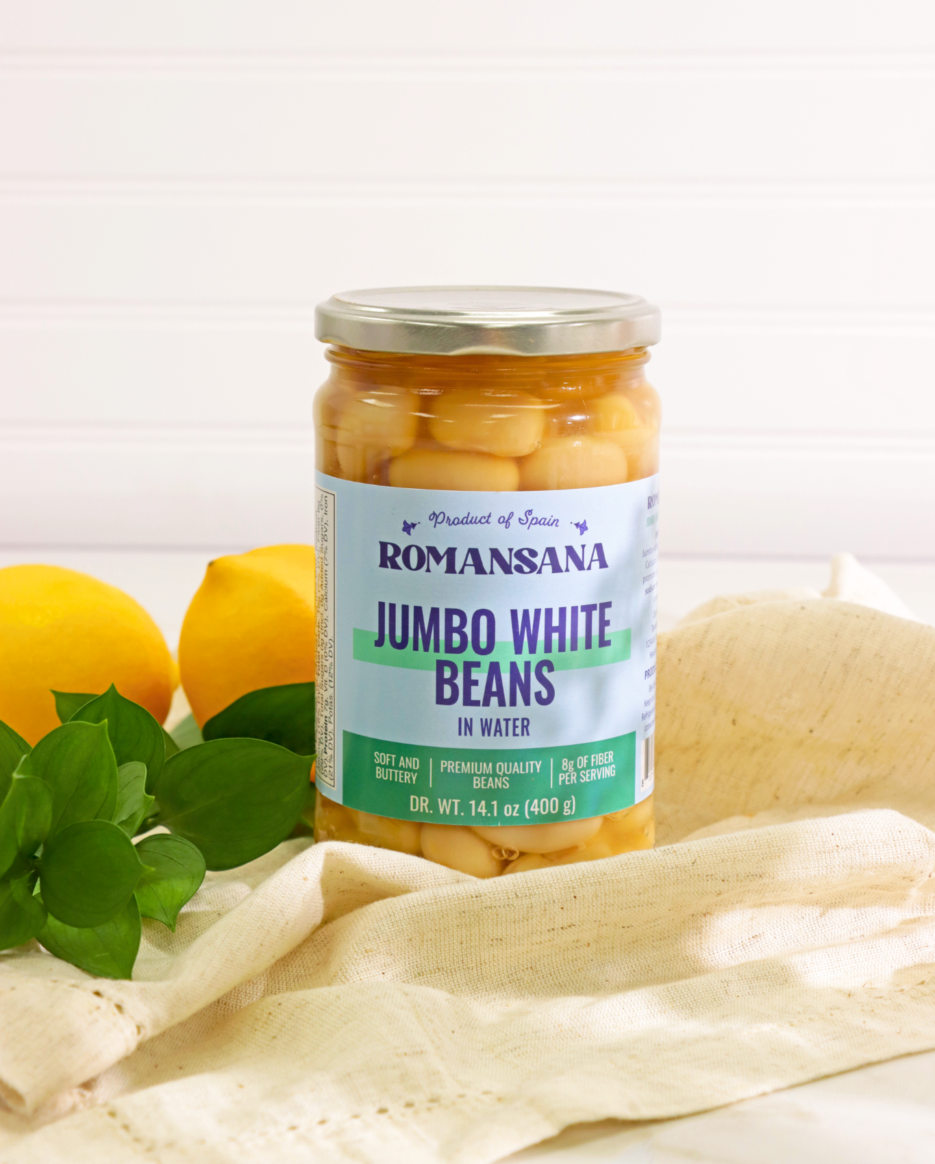 Jumbo White Beans in Water