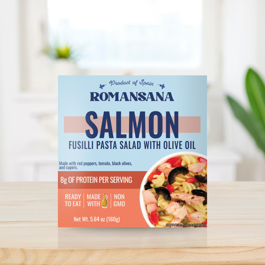 Salmon Fusilli Pasta Salad