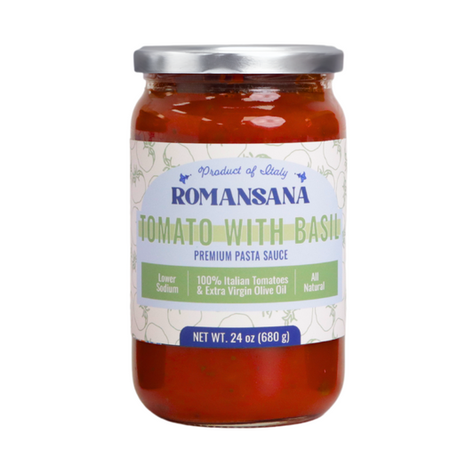 Tomato with Basil Sauce