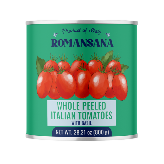 Whole Peeled Italian Tomatoes with Basil